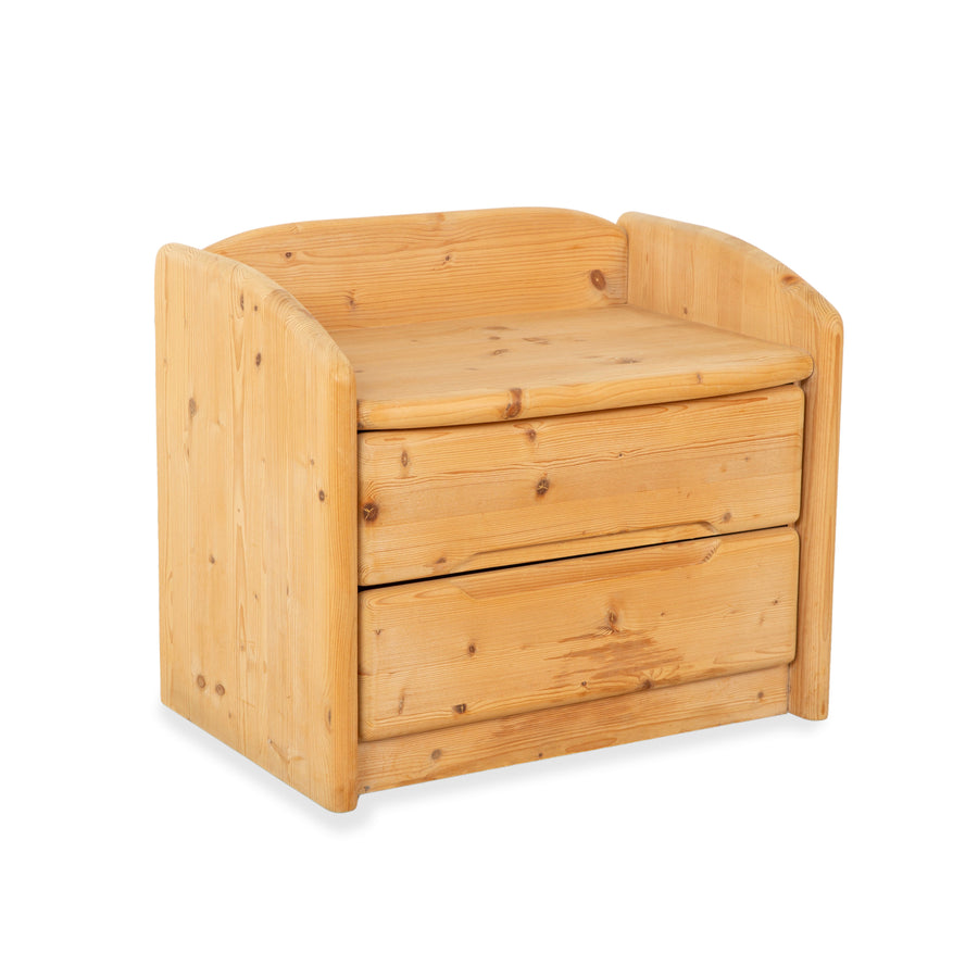Table de chevet en bois marron Team7