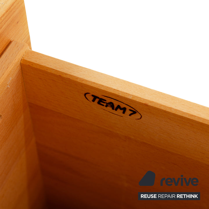 Team7 wooden sideboard brown solid wood media board lowboard