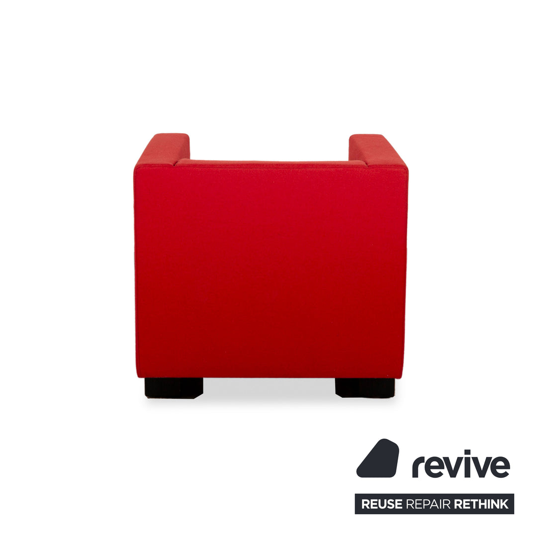 Tecta F51 Gropius fabric armchair red