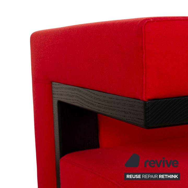 Tecta F51 Gropius fabric armchair red