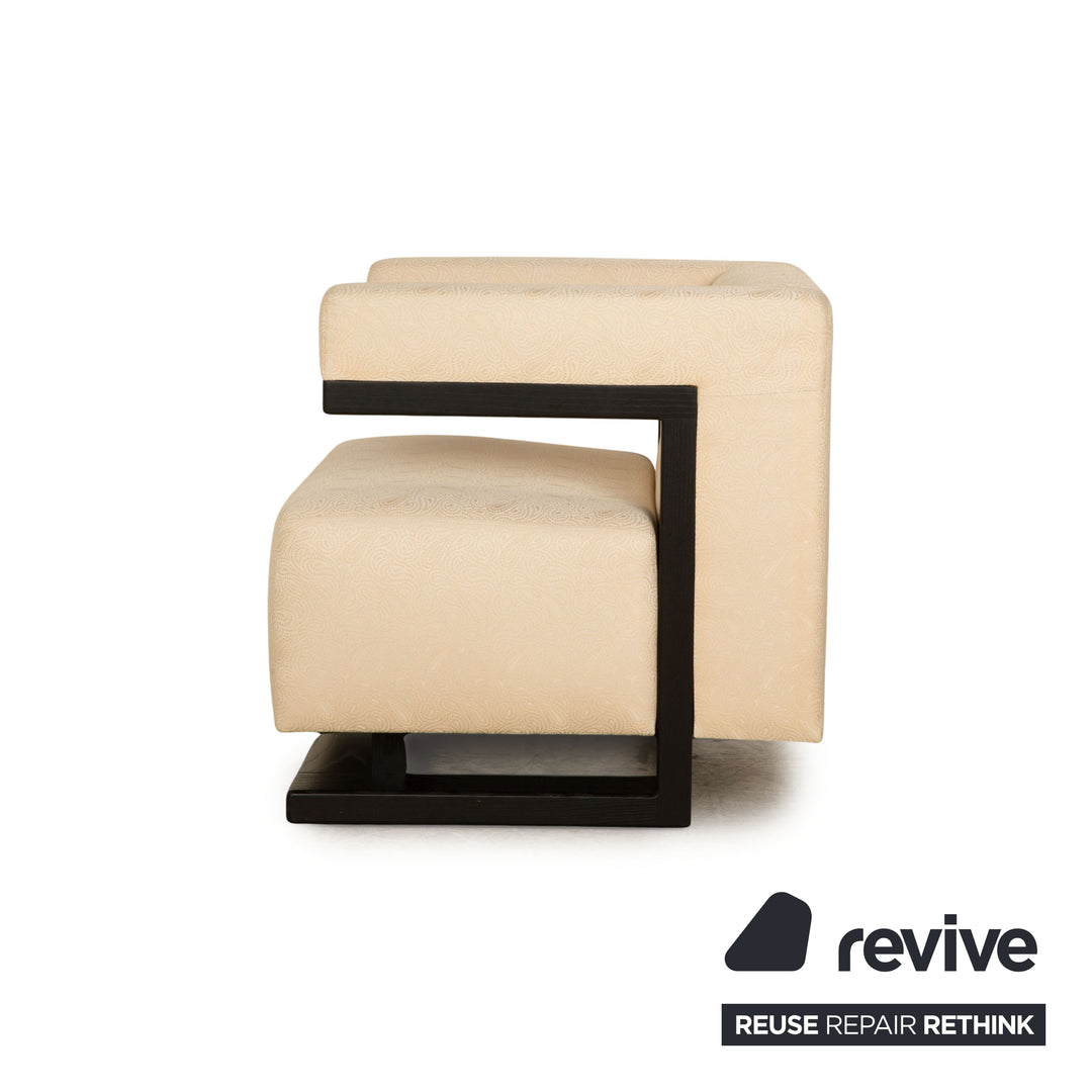 Tecta Gropius fabric armchair cream