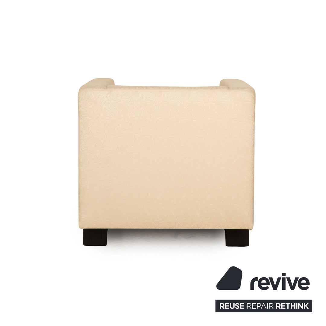 Tecta F51 Gropius fabric armchair cream