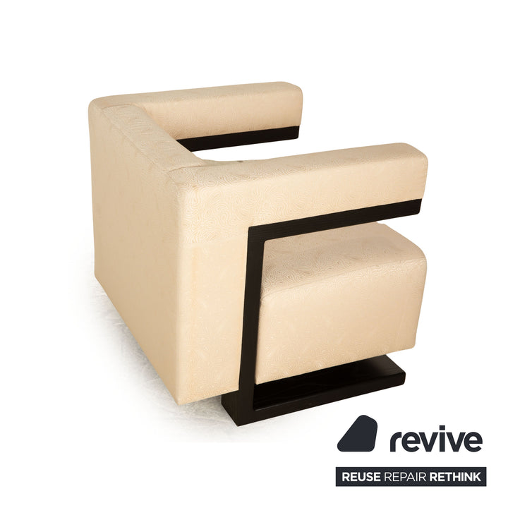Tecta F51 Gropius fabric armchair cream