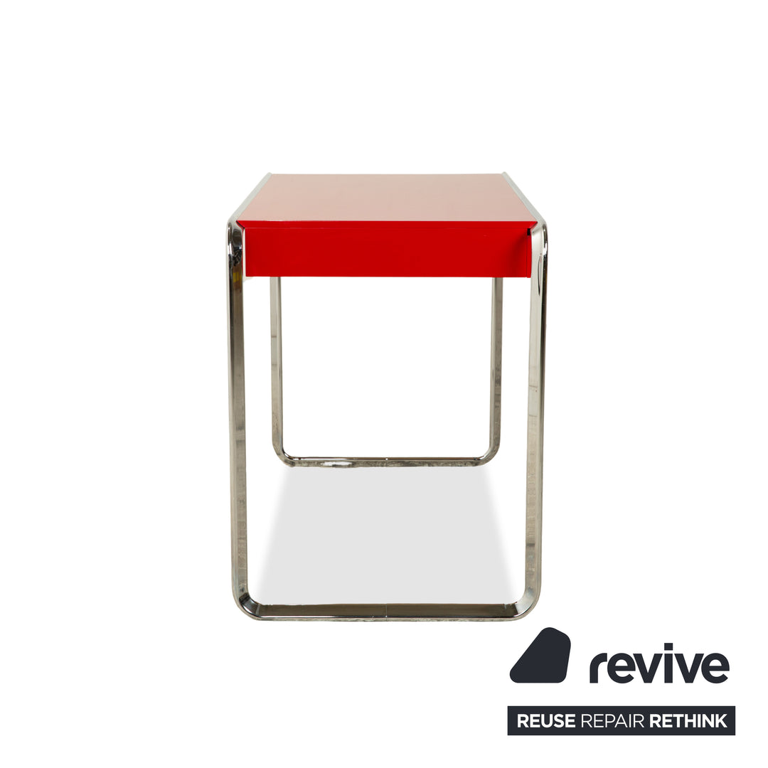 Tecta Oblique Steel Desk Red incl. Drawers Home Office