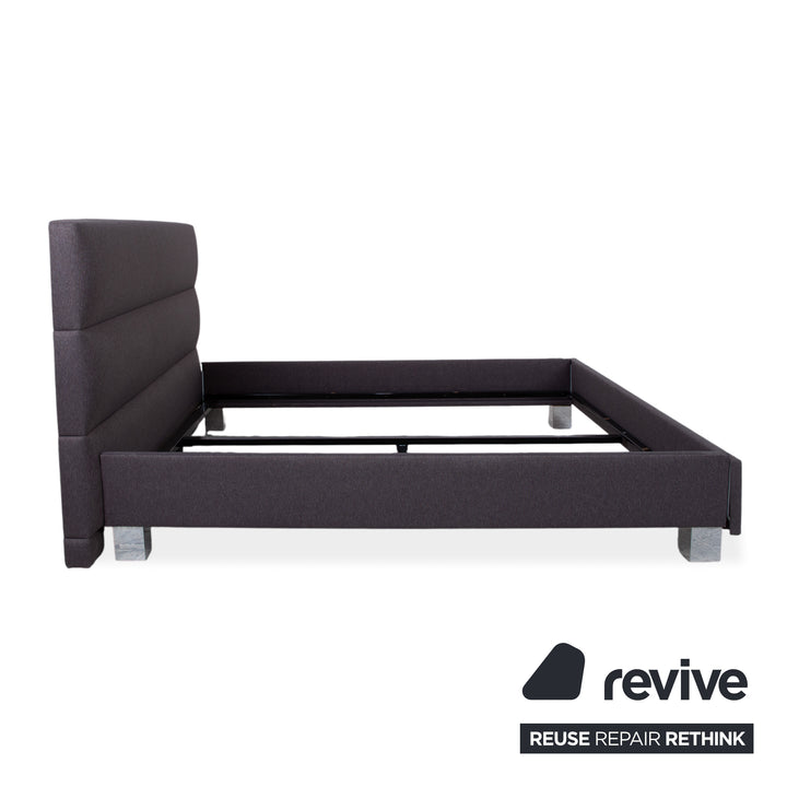 Tempur Polsterbett Schwarz Grau Schlafzimmer