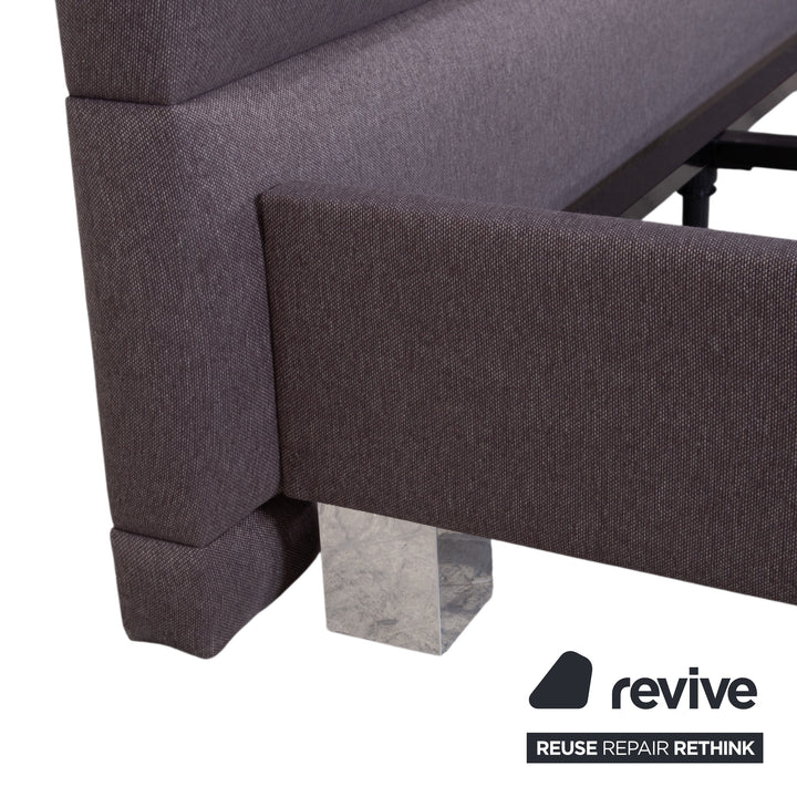 Tempur Polsterbett Schwarz Grau Schlafzimmer