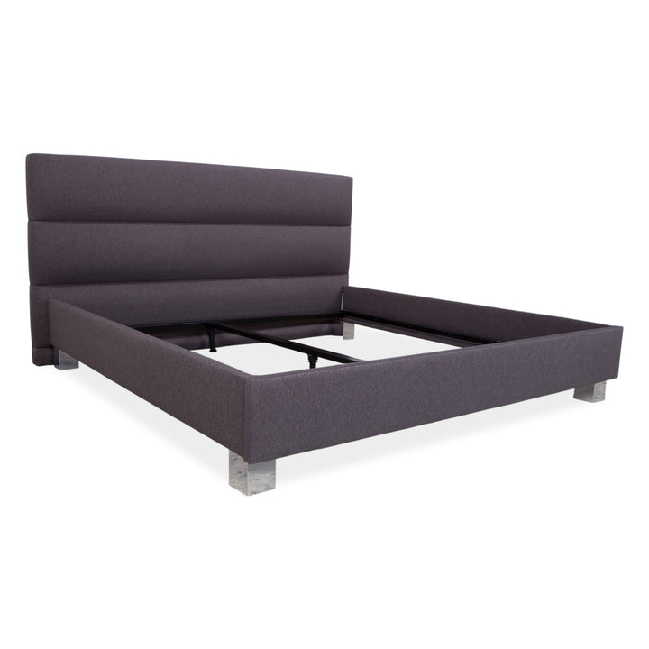 Tempur Polsterbett Schwarz Grau Schlafzimmer