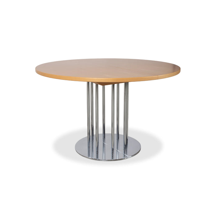 Thonet Holz Esstisch Braun Ausziehfunktion 120–240 x 120 cm