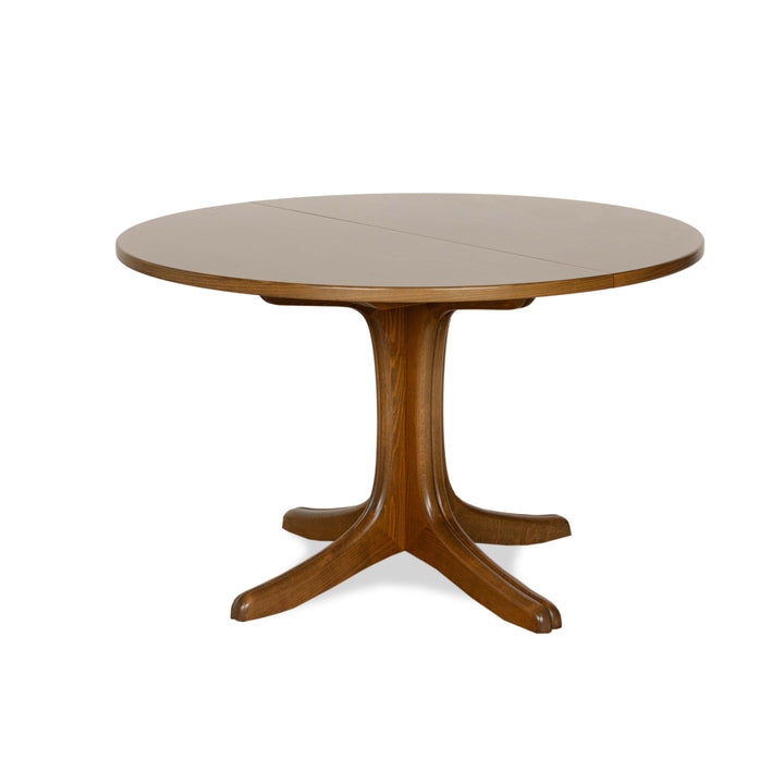 Thonet wooden dining table brown extendable dining room