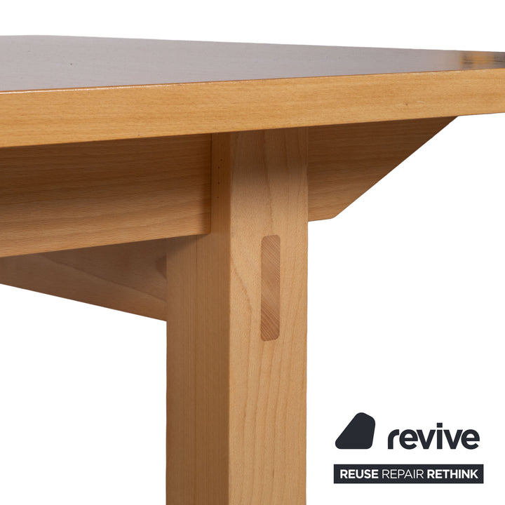 Table à manger Thonet en bois marron extensible Salle à manger 200-282 x 90 cm