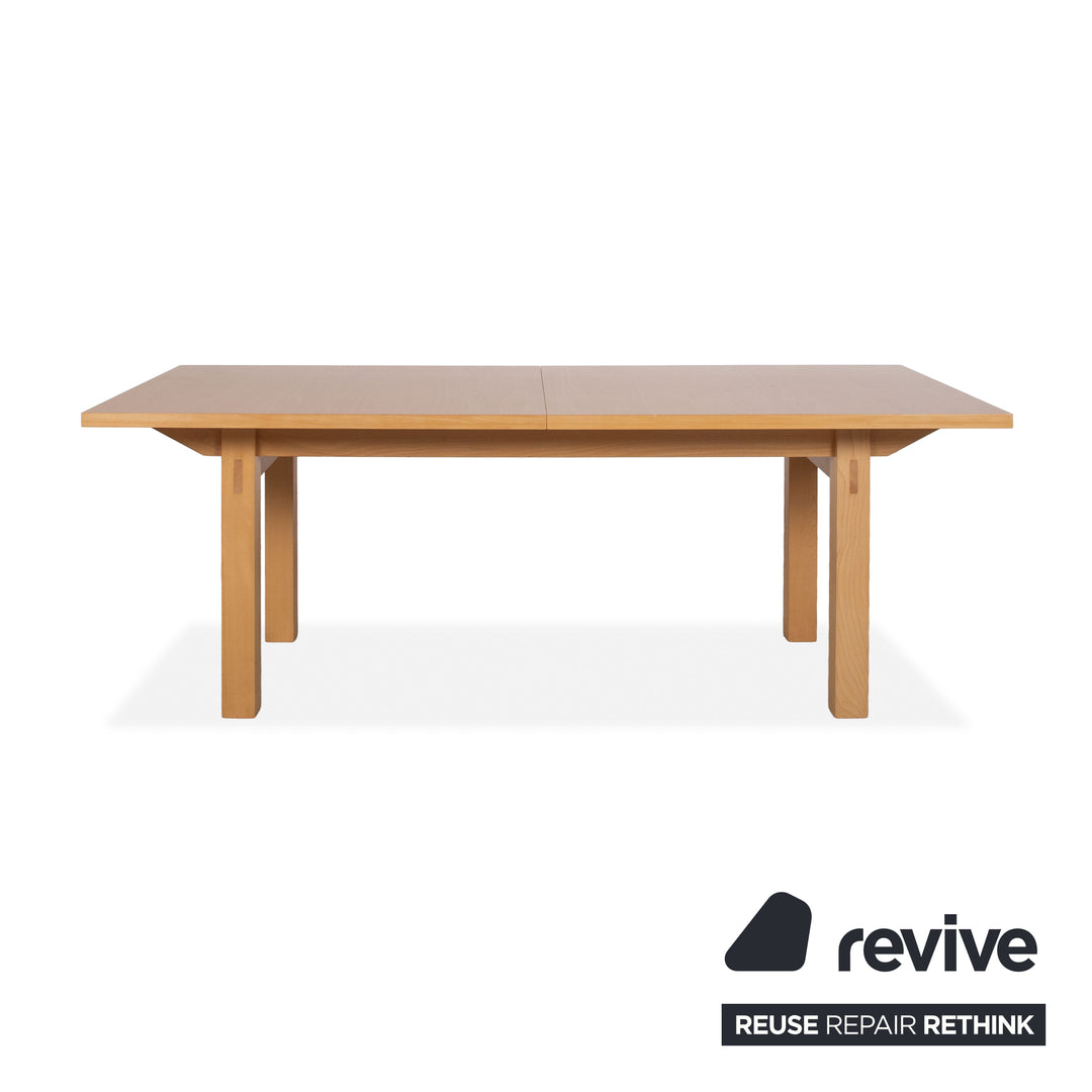 Table à manger Thonet en bois marron extensible Salle à manger 200-282 x 90 cm