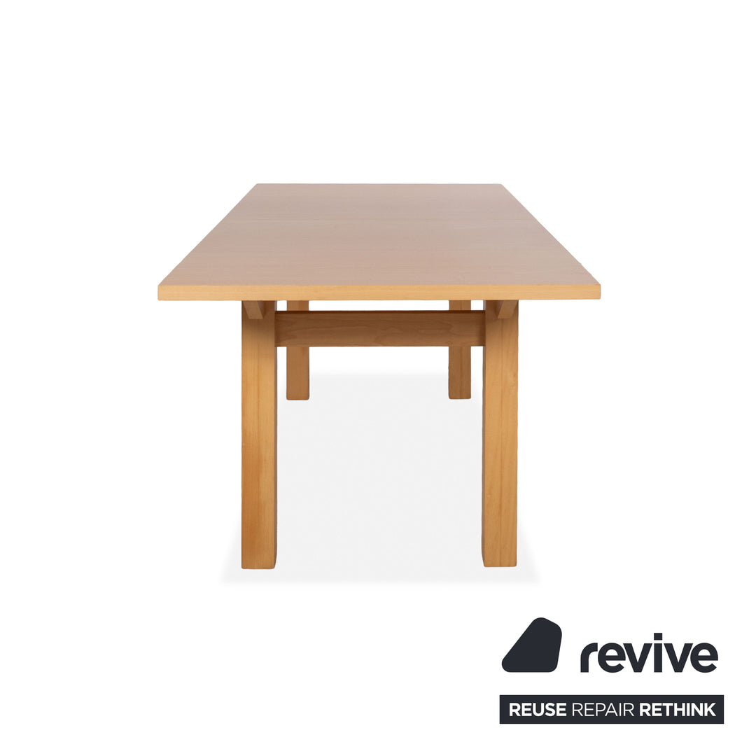 Table à manger Thonet en bois marron extensible Salle à manger 200-282 x 90 cm