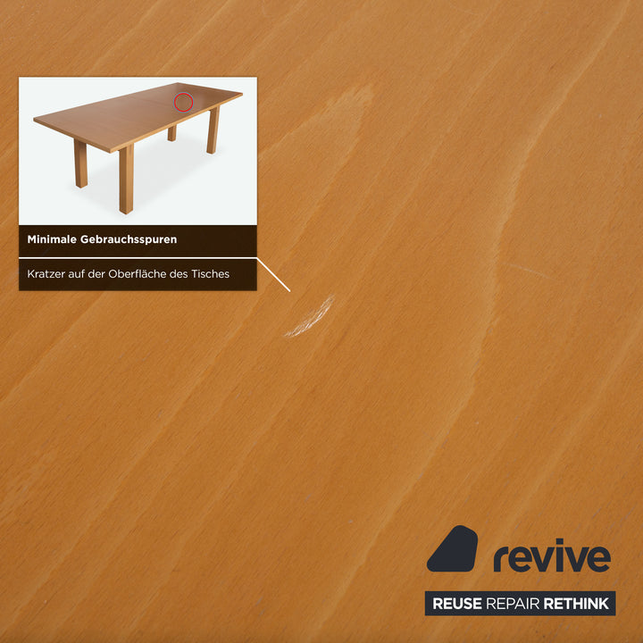 Table à manger Thonet en bois marron extensible Salle à manger 200-282 x 90 cm