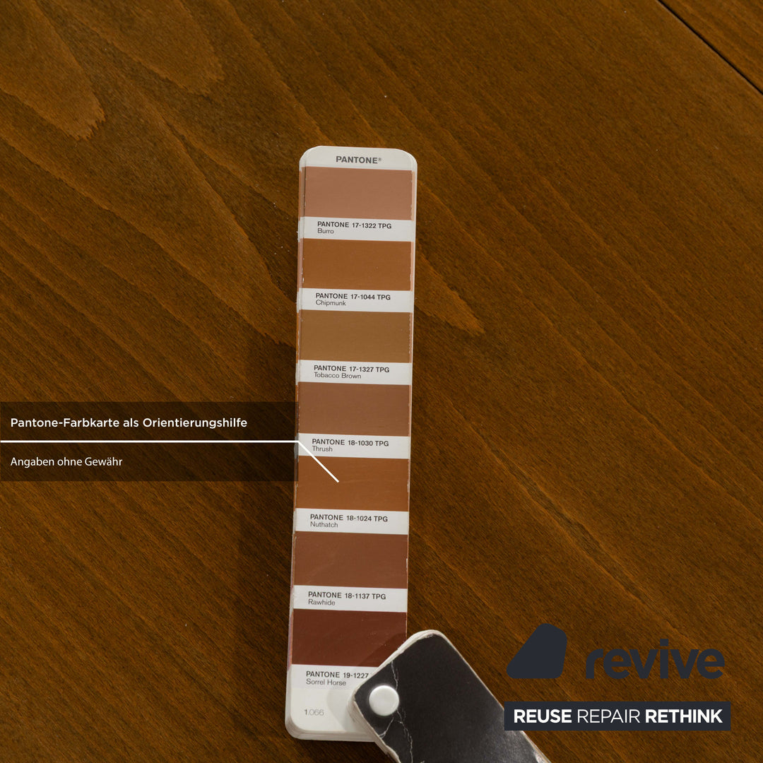 Thonet wooden dining table brown extendable dining room