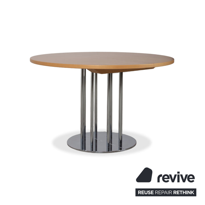 Thonet Holz Esstisch Braun Ausziehfunktion 120–240 x 120 cm