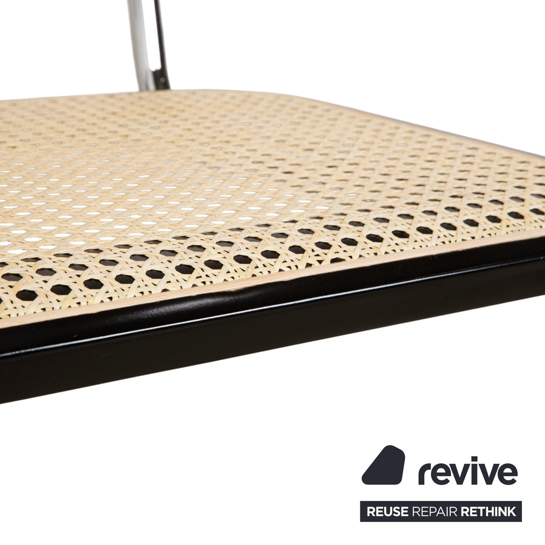 Thonet S 64 Metall Stuhl Schwarz Freischwinger