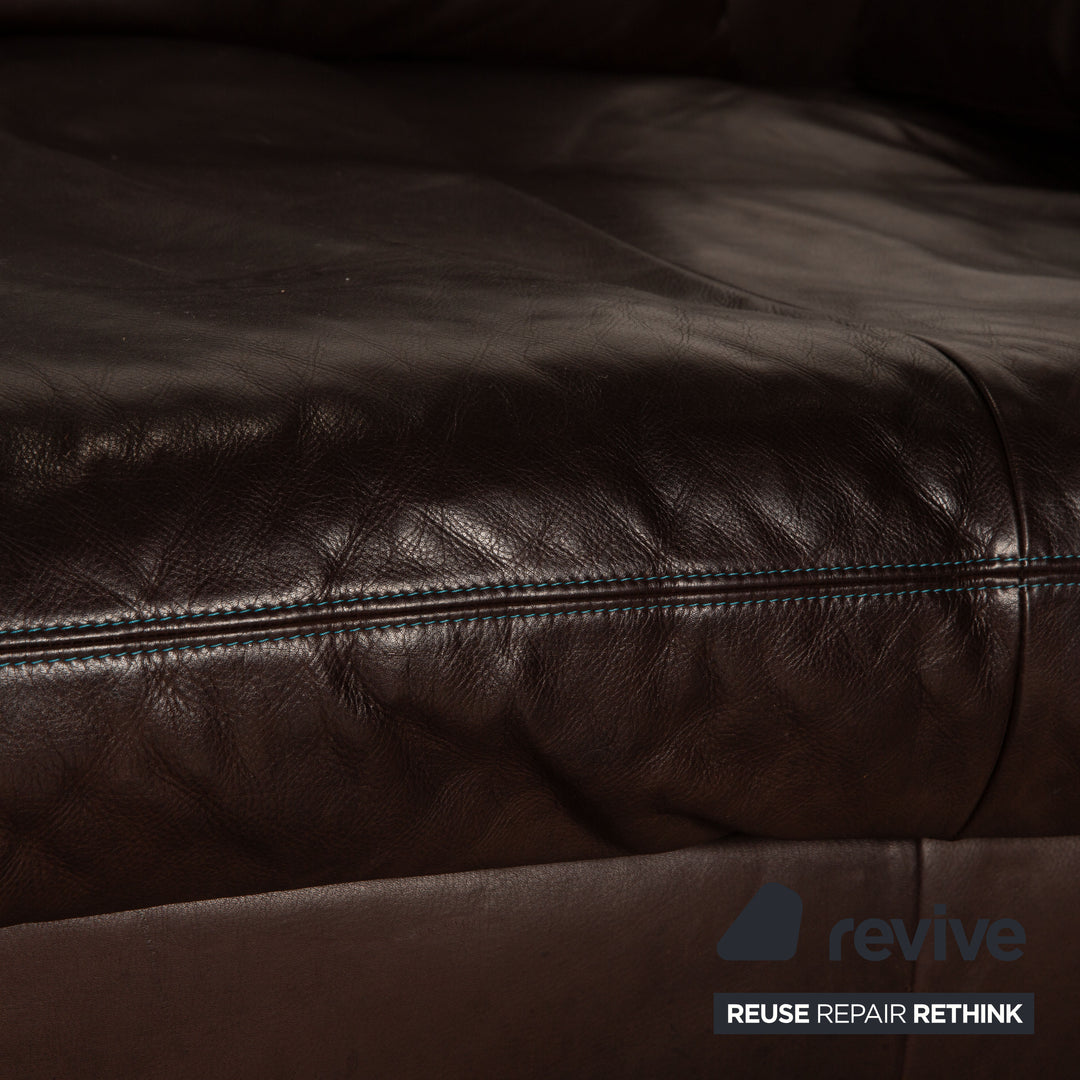 Tommy M by Machalke Al Jazar Leder Viersitzer Braun Sofa Couch