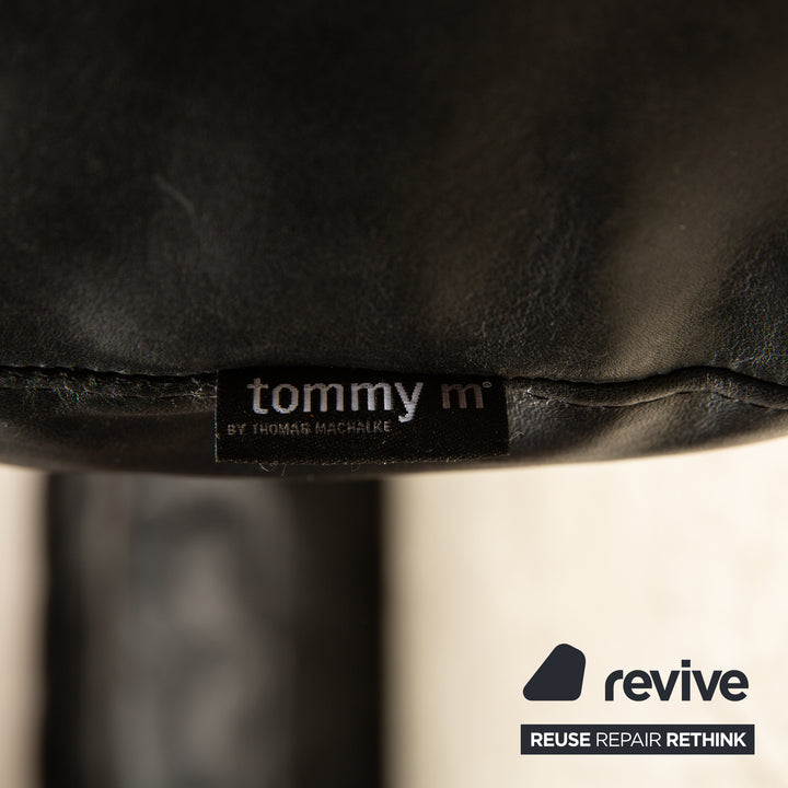 Tommy M by Machalke Cloud Leder Viersitzer Ecksofa Modular Sofa Schwarz Loft Couch
