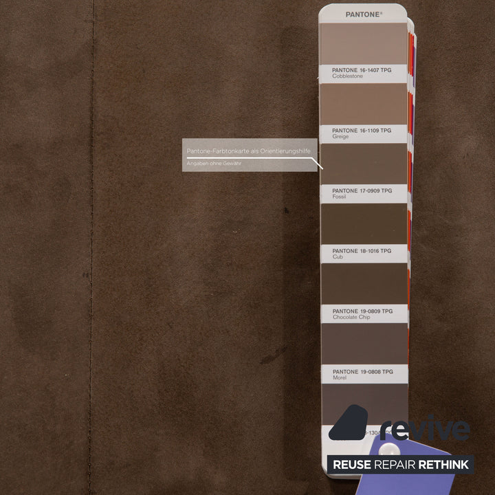 Tommy M by Machalke Leder Dreisitzer Braun Sofa Couch Anilinleder mit Vintage Patina