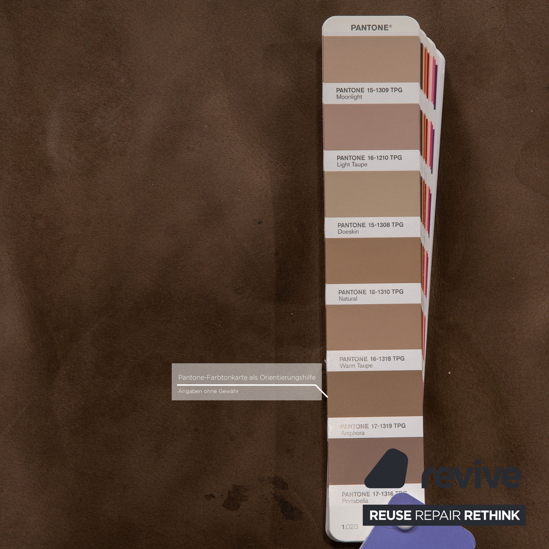 Tommy M by Machalke Leder Dreisitzer Braun Sofa Couch Anilinleder mit Vintage Patina