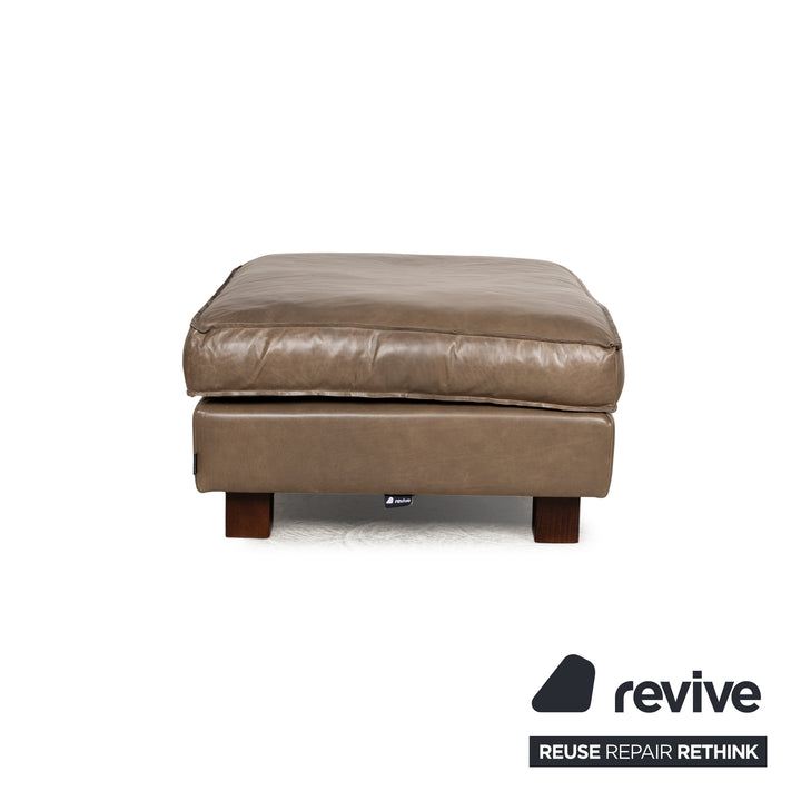 Tommy M by Machalke Sarapis Leather Stool Brown