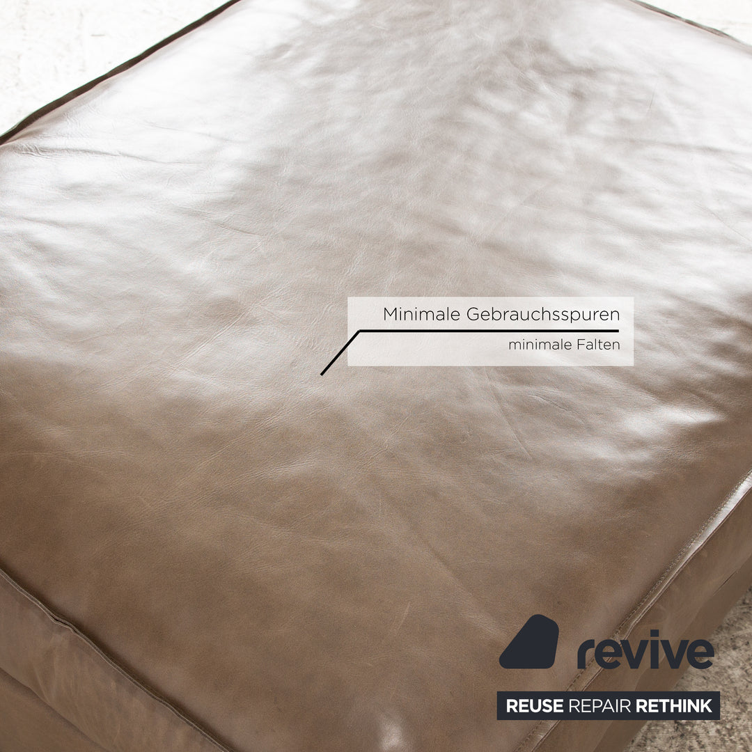 Tommy M by Machalke Sarapis Leather Stool Brown