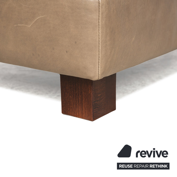 Tommy M by Machalke Sarapis Leather Stool Brown