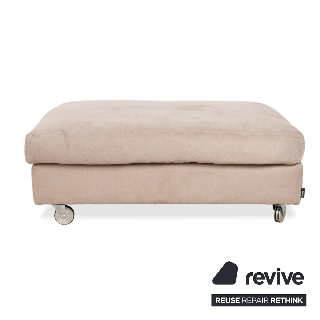 Tommy M by Machalke Terano fabric stool beige sand