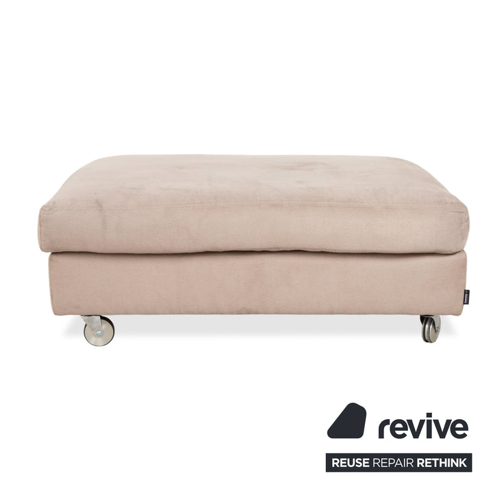 Tommy M by Machalke Terano fabric stool beige sand