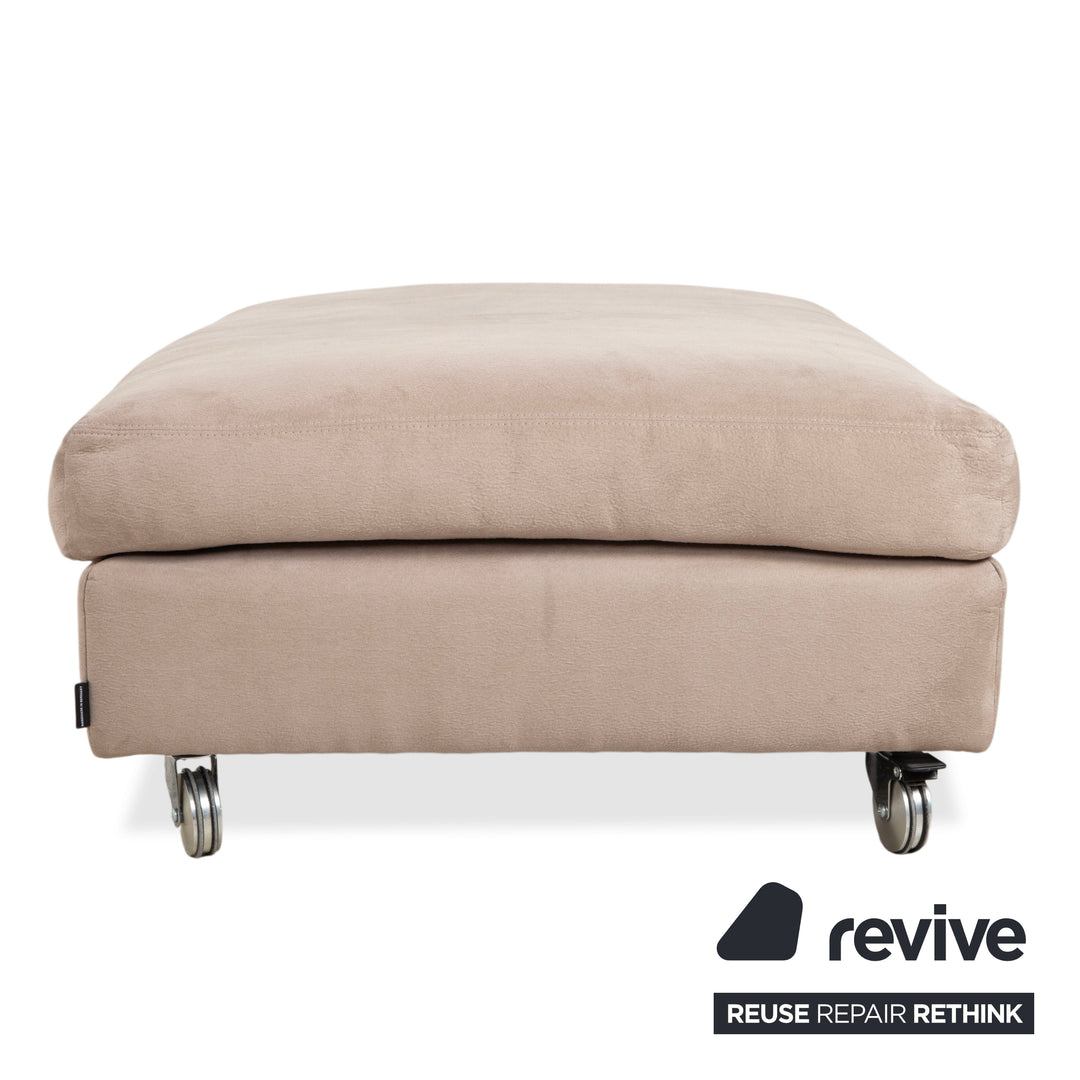 Tommy M by Machalke Terano fabric stool beige sand