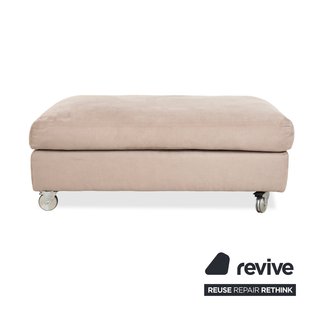 Tommy M by Machalke Terano fabric stool beige sand