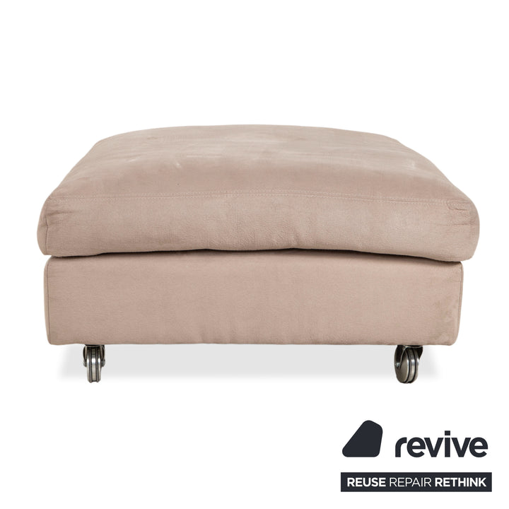 Tommy M by Machalke Terano fabric stool beige sand