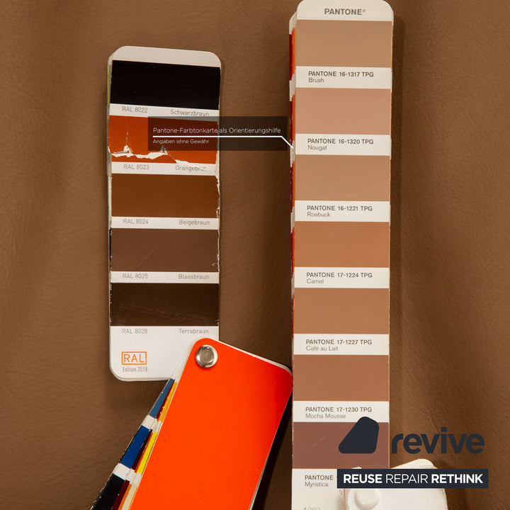 Tommy M Long Beach by Machalke Leather Corner Sofa Brown Sofa Couch