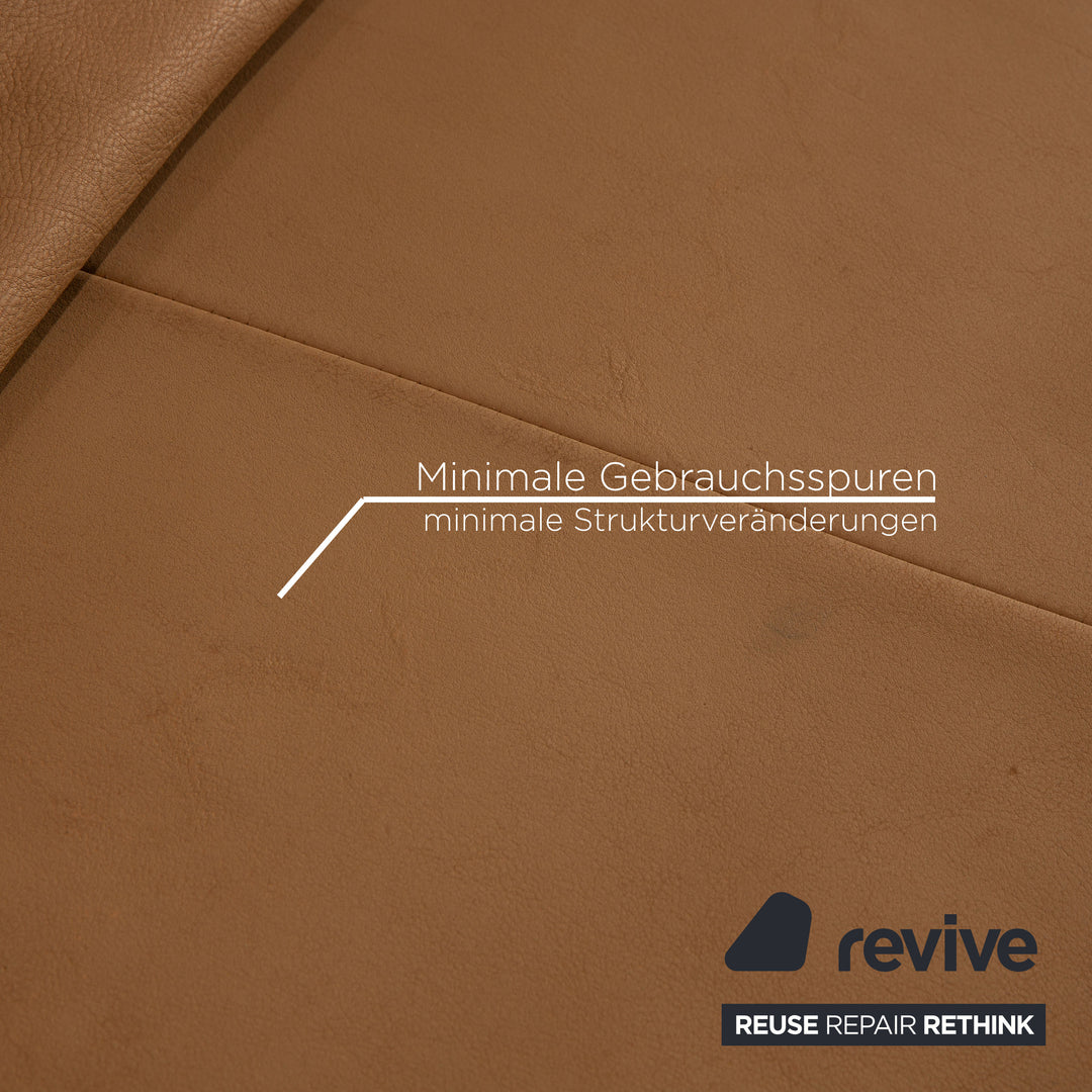 Tommy M Long Beach by Machalke Leather Corner Sofa Brown Sofa Couch