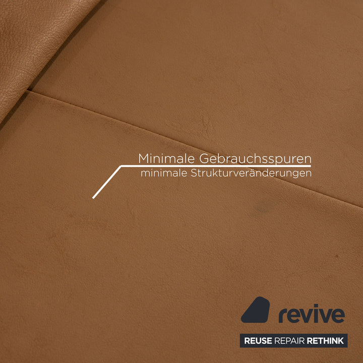 Tommy M Long Beach by Machalke Leather Corner Sofa Brown Sofa Couch