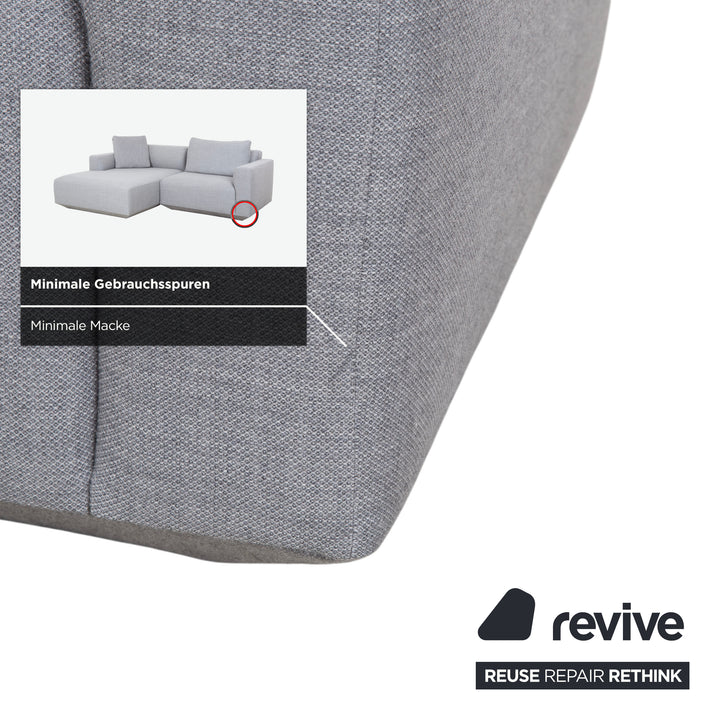 &Tradition Develius Corner Sofa Fabric Light Grey Sofa Settee