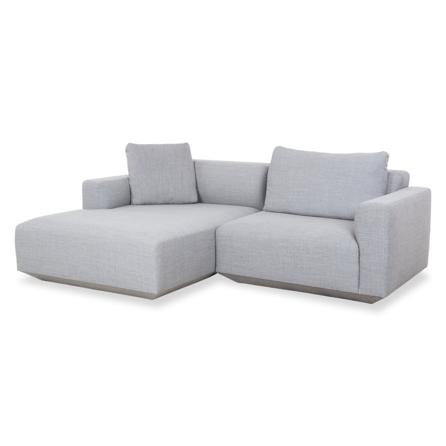 &Tradition Develius Corner Sofa Fabric Light Grey Sofa Settee