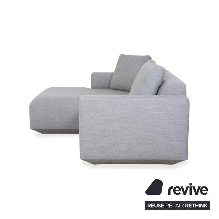 &Tradition Develius Corner Sofa Fabric Light Grey Sofa Settee