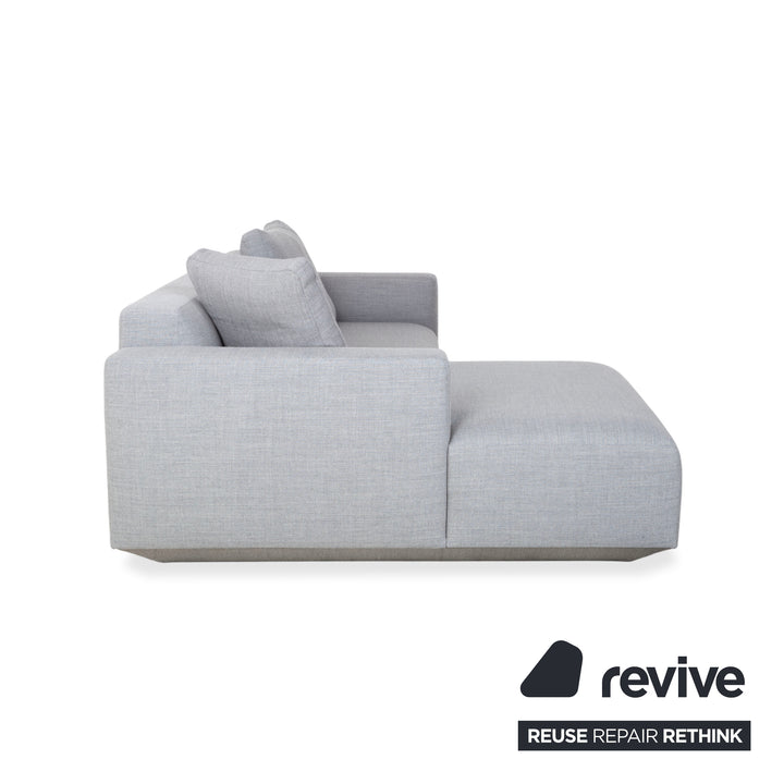 &Tradition Develius Corner Sofa Fabric Light Grey Sofa Settee