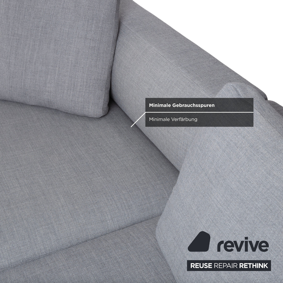 &Tradition Develius Corner Sofa Fabric Light Grey Sofa Settee