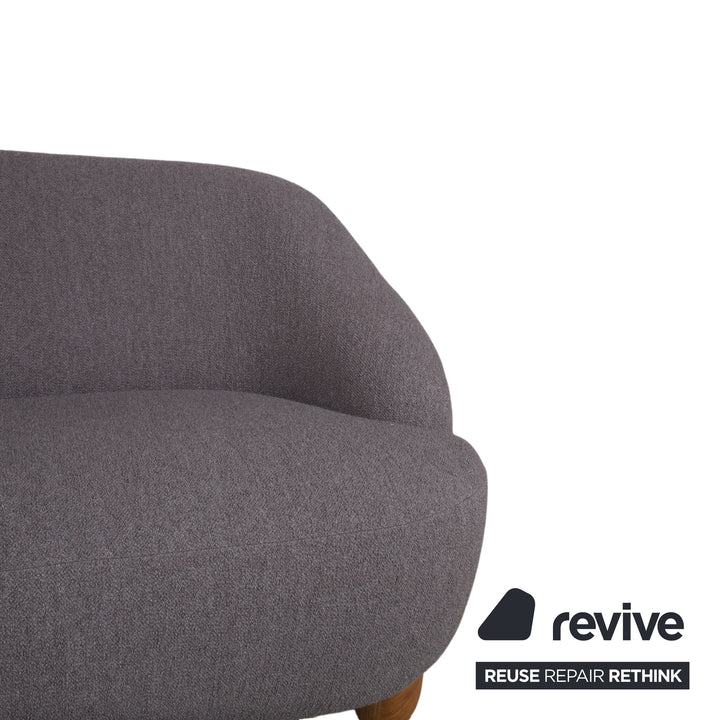 &Tradition Margas Garnitur Stoff Zweisitzer Sessel Grau Sofa Couch
