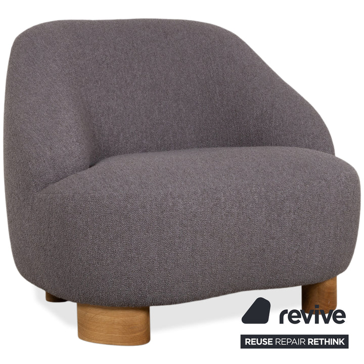 &Tradition Margas Garnitur Stoff Zweisitzer Sessel Grau Sofa Couch
