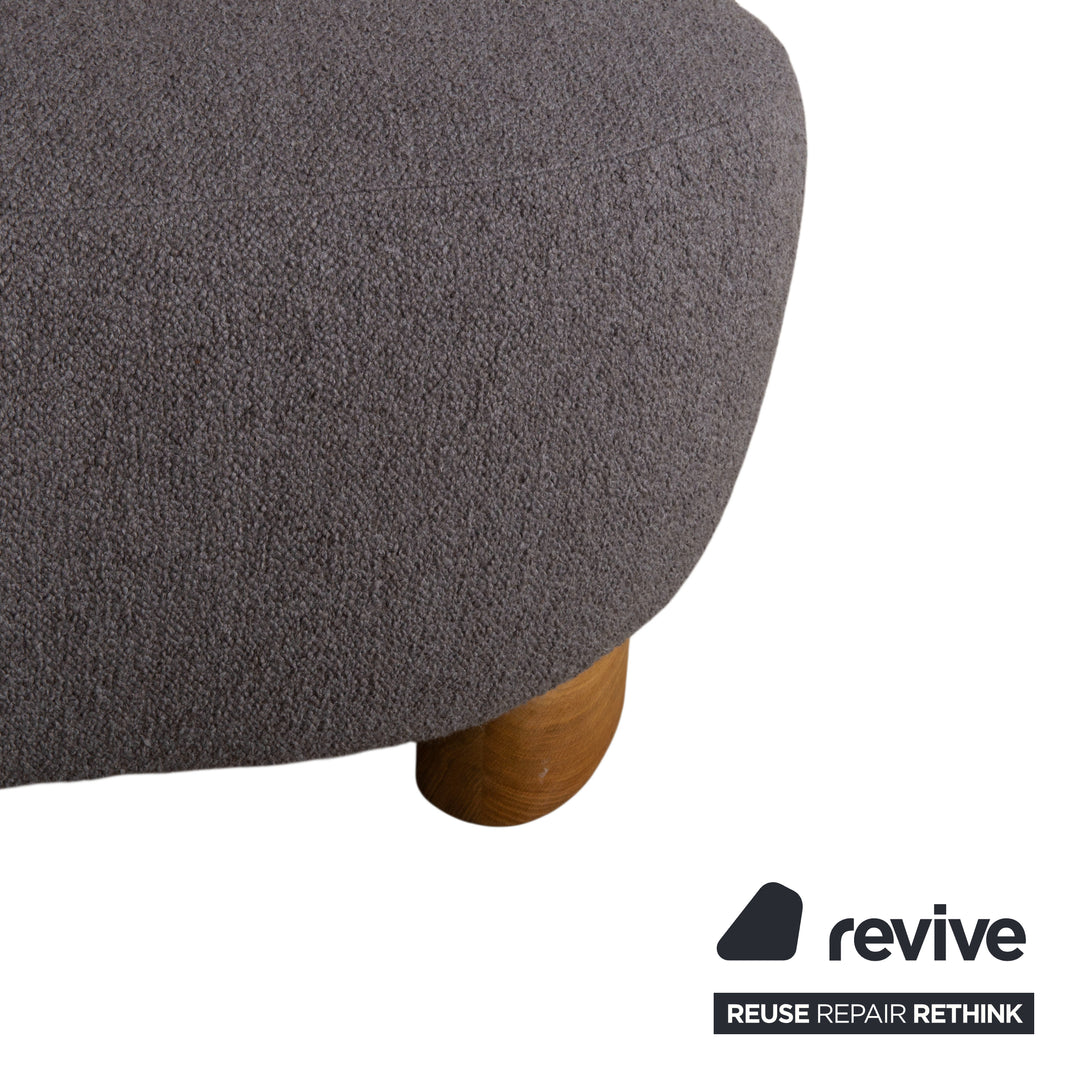 &Tradition Margas Garnitur Stoff Zweisitzer Sessel Grau Sofa Couch
