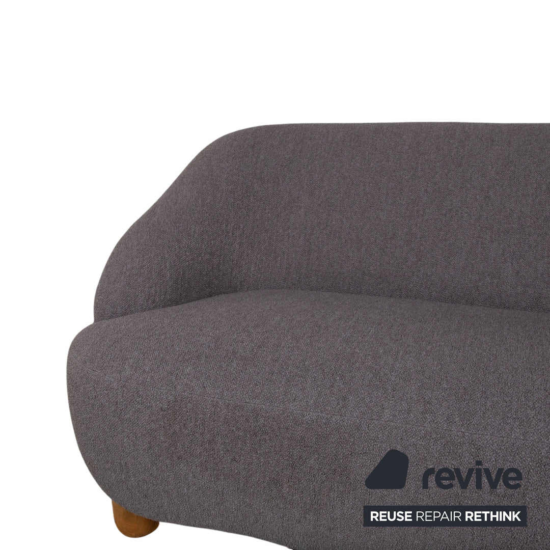 &Tradition Margas Garnitur Stoff Zweisitzer Sessel Grau Sofa Couch