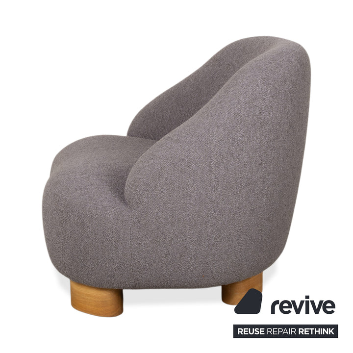 &Tradition Margas Garnitur Stoff Zweisitzer Sessel Grau Sofa Couch