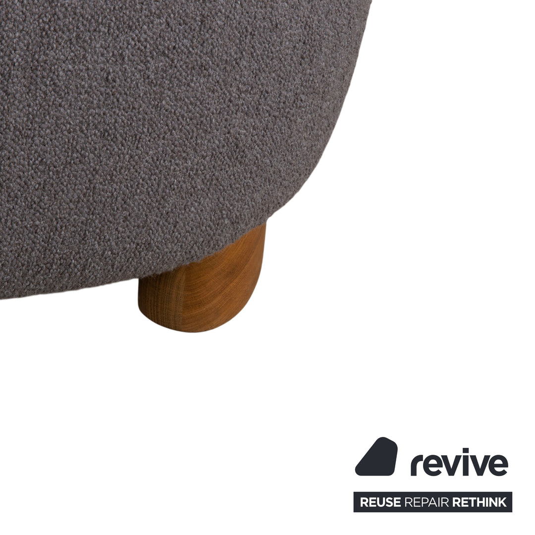 &Tradition Margas Stoff Zweisitzer Grau Sofa Couch
