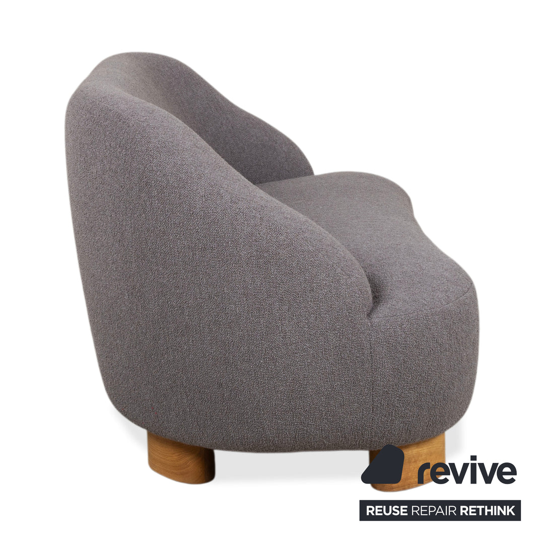 &Tradition Margas Stoff Zweisitzer Grau Sofa Couch