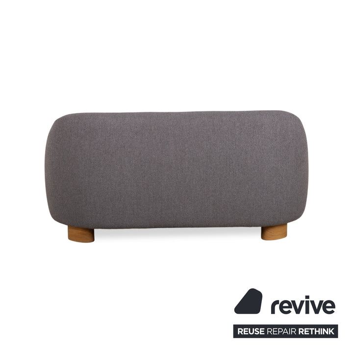 &Tradition Margas Stoff Zweisitzer Grau Sofa Couch