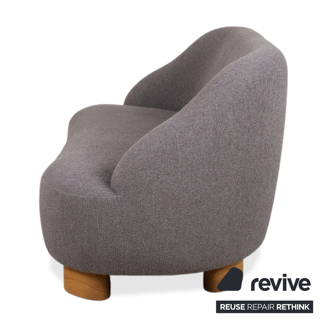 &Tradition Margas Stoff Zweisitzer Grau Sofa Couch