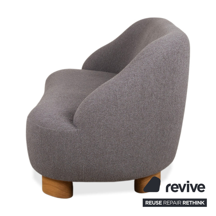&Tradition Margas Stoff Zweisitzer Grau Sofa Couch